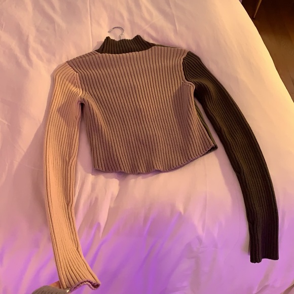 Danielle Guizio Rib Knit Knotted Long Sleeve Top - Picture 12 of 14